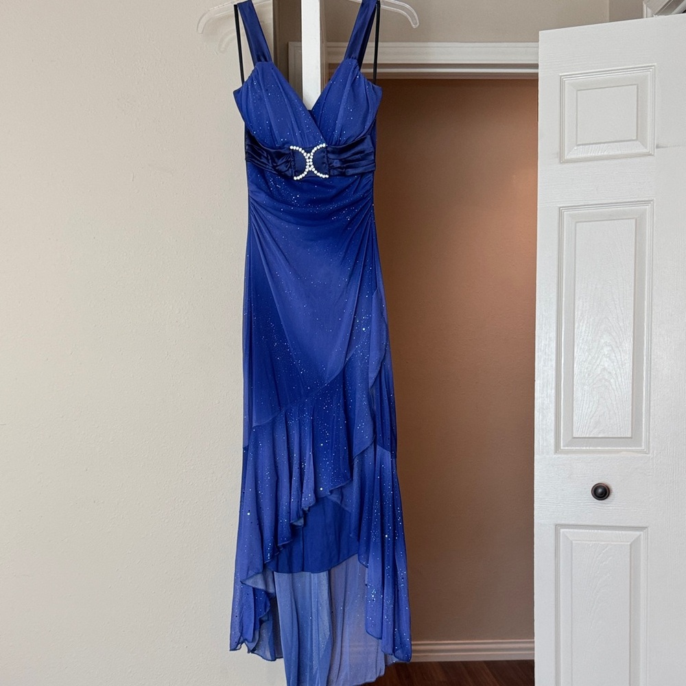 Taboo Royal Blue High Low Dress